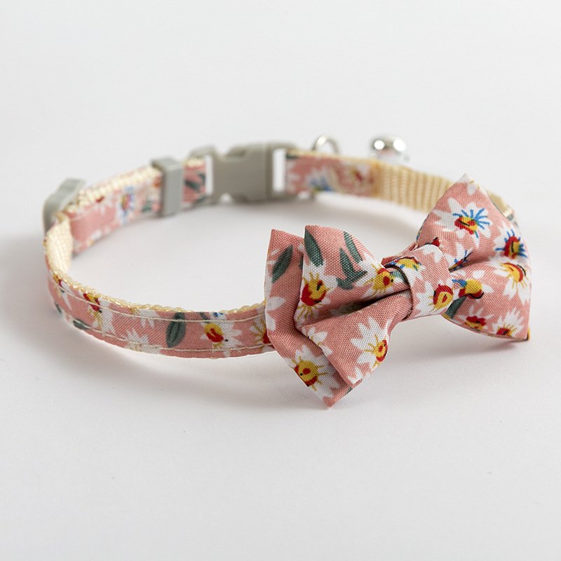 Adjustable Cat Collar with Bell and Safety Buckle - Image 2