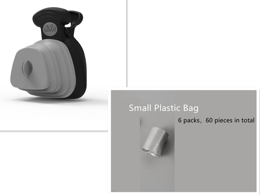 Foldable Poop Scooper with Bag Dispenser - Image 3