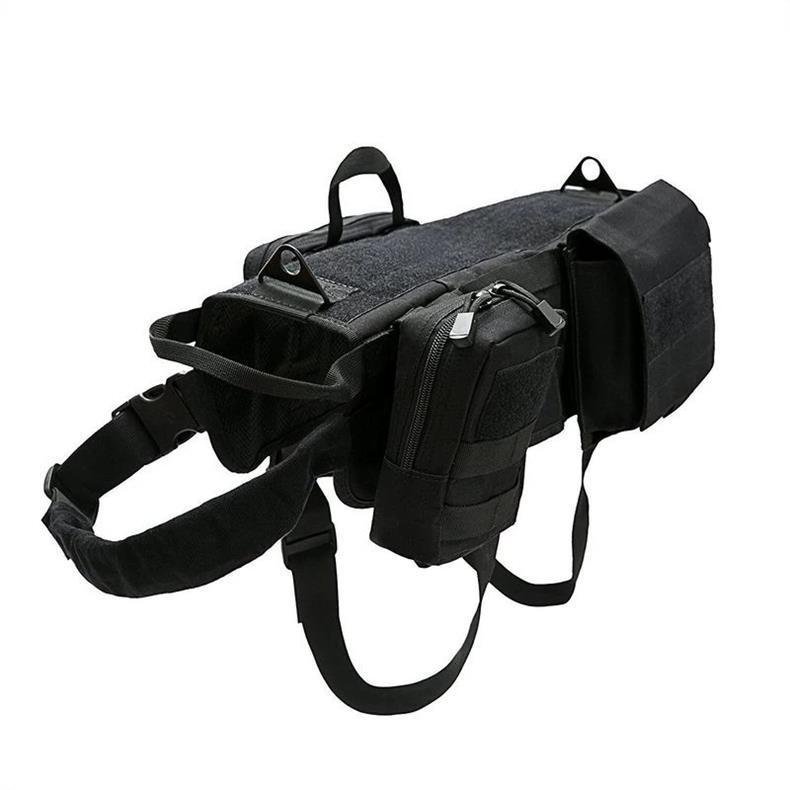Adjustable Tactical Dog Harness with MOLLE Webbing - Image 2