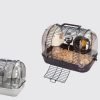 Hamster Cage with Transparent Base and Accessories