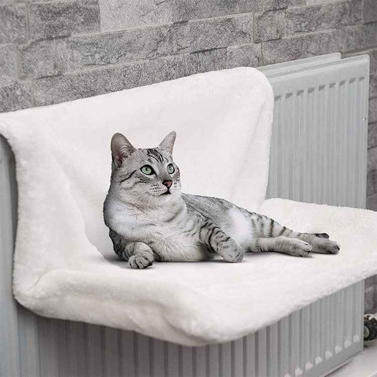 Radiator Cat Bed with Washable Plush Cover