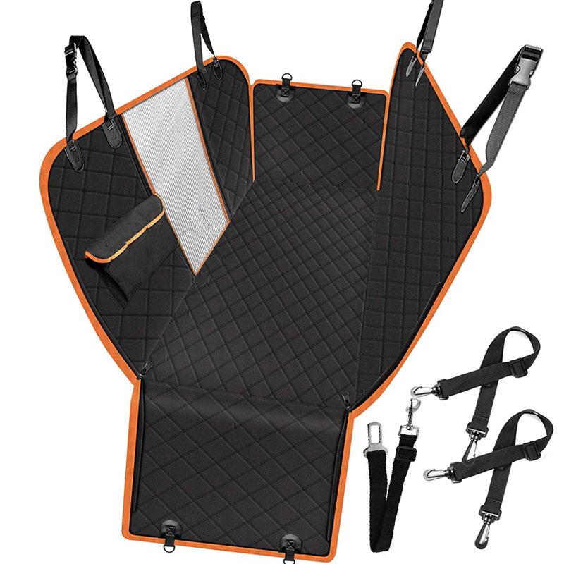 Waterproof Dog Car Seat Cover with Mesh Window - Image 6