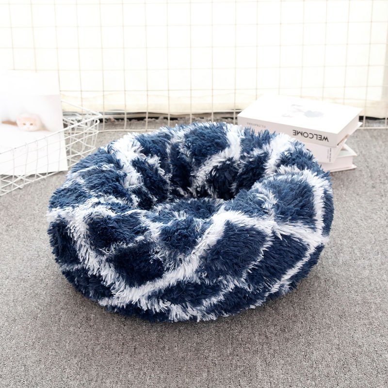 Round Plush Pet Bed, 60 cm - Image 4