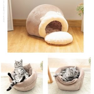 Soft Basin-Shaped Pet Bed for Cats and Dogs