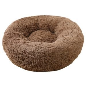 Round Plush Pet Bed, 60 cm