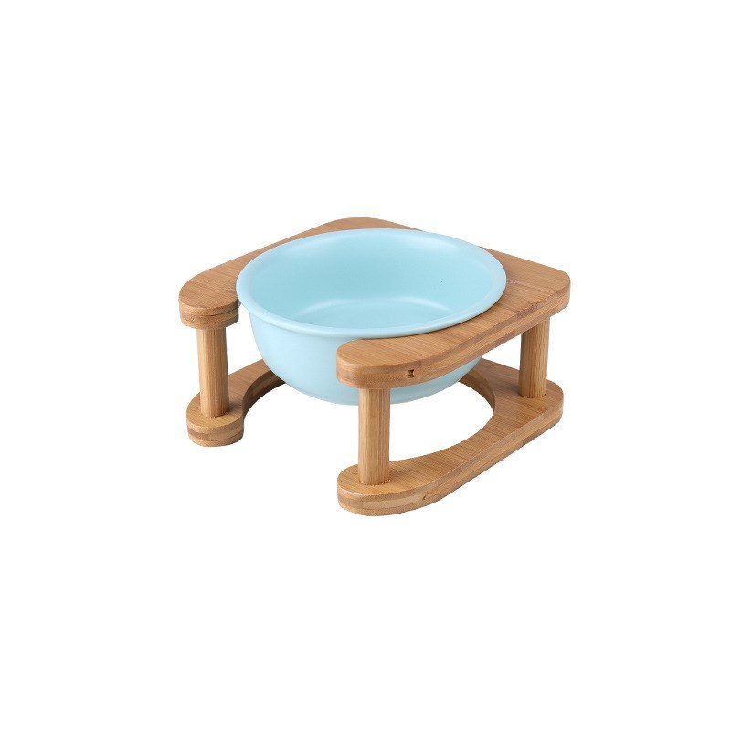 Ceramic Cat Bowl with Optional Stand - Image 6