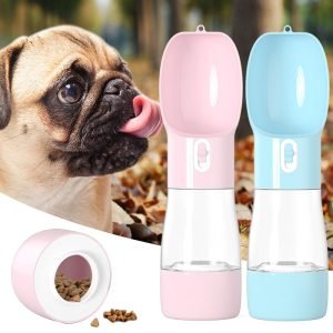 Water Bottle and Food Container Set for Walks