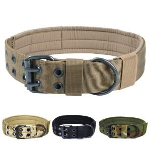 Nylon Dog Collar with Adjustable Pin Buckle