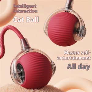 Self-Rolling Cat Ball with Bird Sound