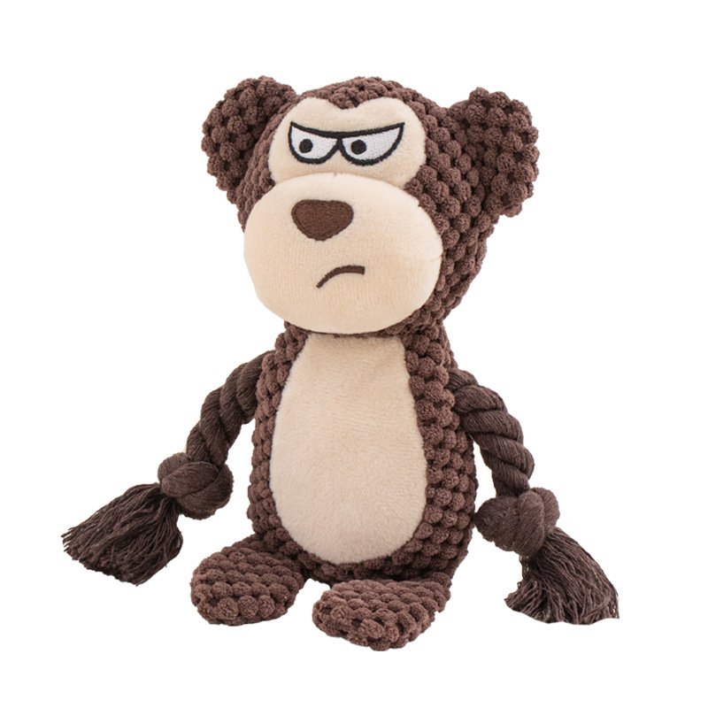 Plush Rope Tug Toy with Sound - Image 3
