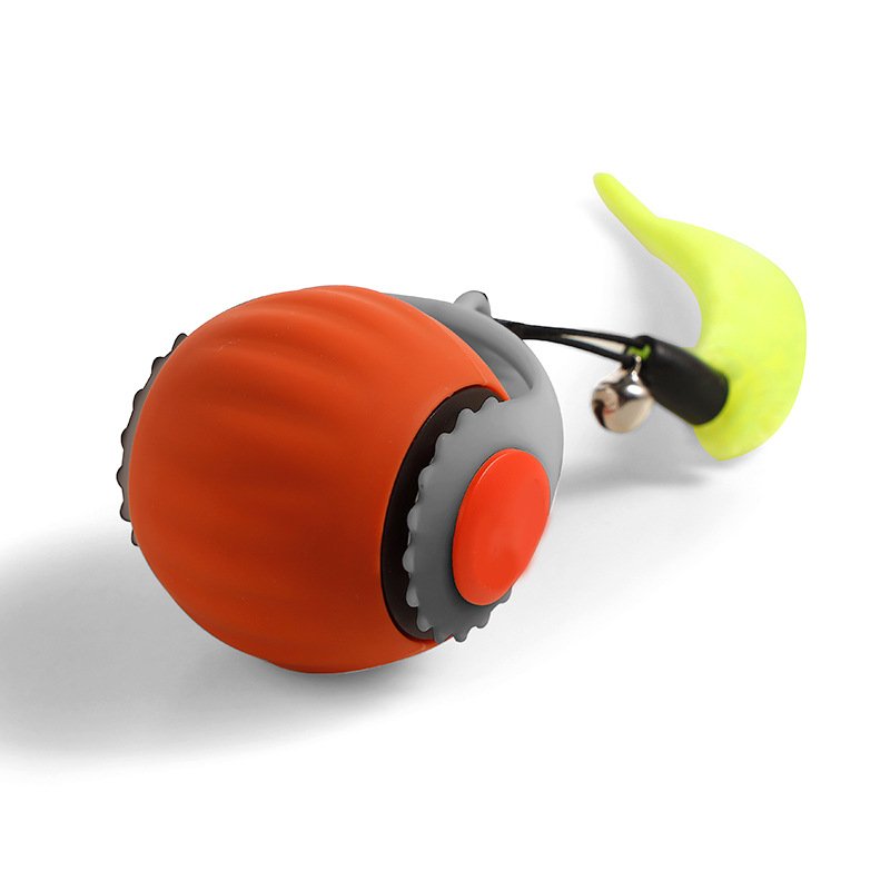 Rolling Silicone Cat Ball with Tail - Image 7
