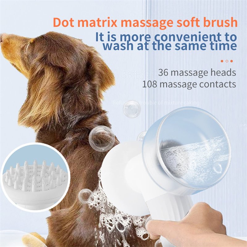 Foaming Bath Brush with Soap Dispenser - Image 7