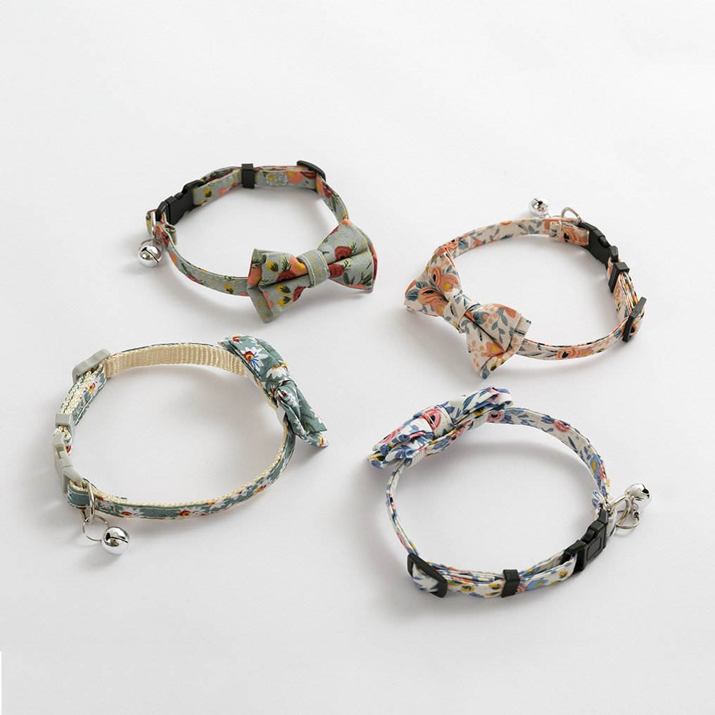 Adjustable Cat Collar with Bell and Safety Buckle - Image 4