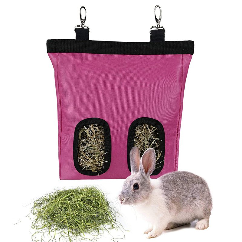 Hanging Hay Feeder Bag for Rabbits - Image 2