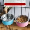 Hanging Stainless Steel Pet Bowl