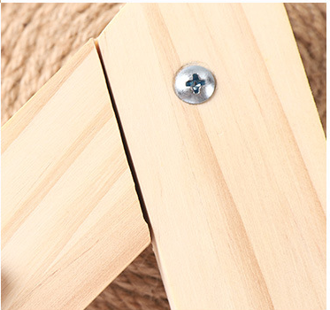 Wooden Cat Scratcher with Sisal Ball - Image 4