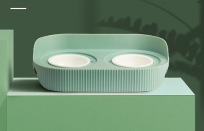 Ceramic Cat Bowl Set, Single or Double Layer - Image 5