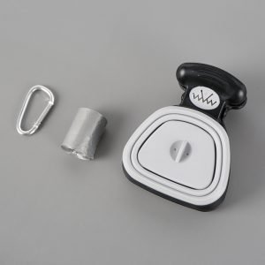 Foldable Poop Scooper with Bag Dispenser