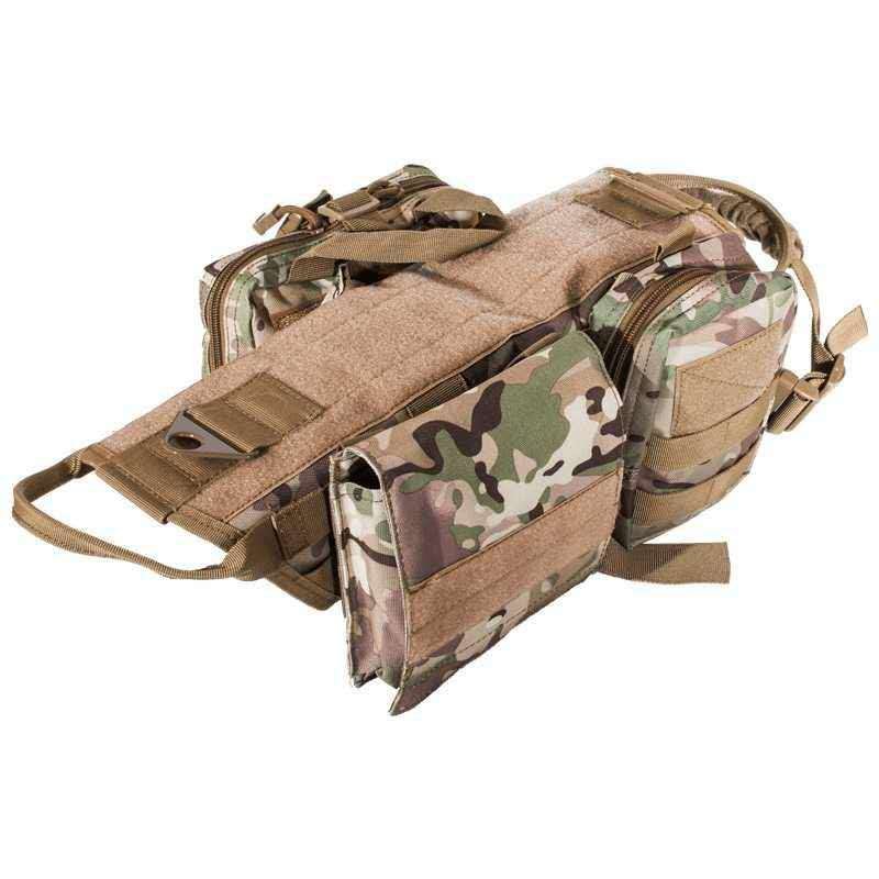 Adjustable Tactical Dog Harness with MOLLE Webbing - Image 8