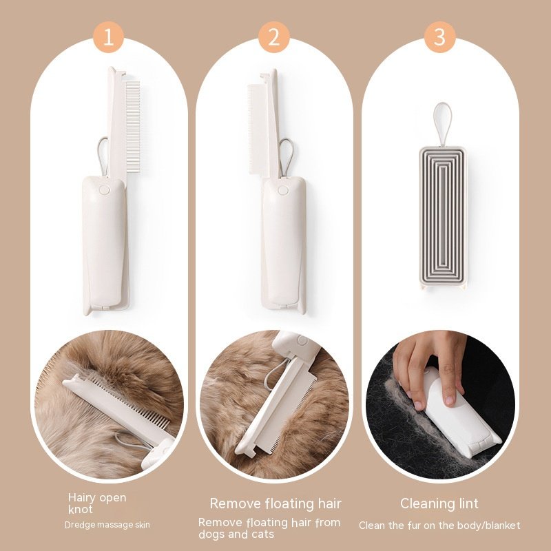 Pet Hair Removal Comb for Cats and Dogs - Image 6