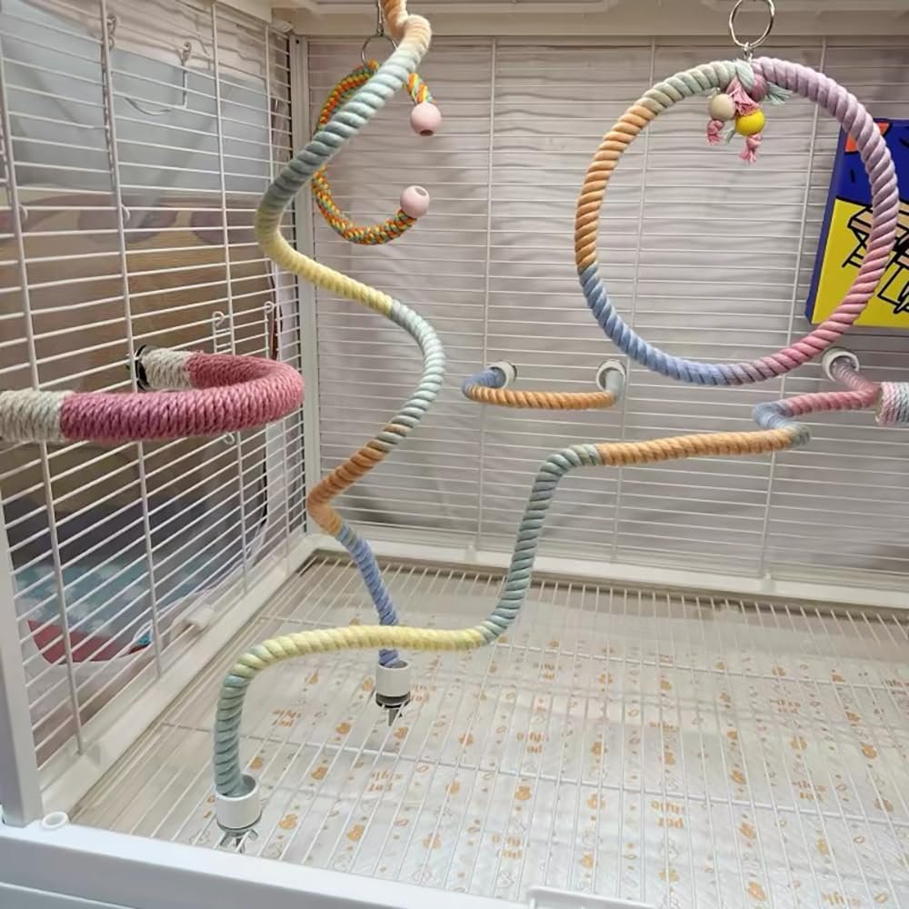 Bendable Rope Perch for Birdcages - Image 3