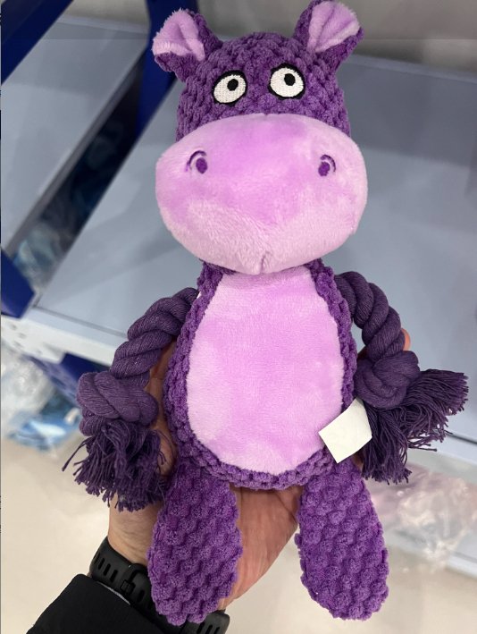 Plush Rope Tug Toy with Sound - Image 5