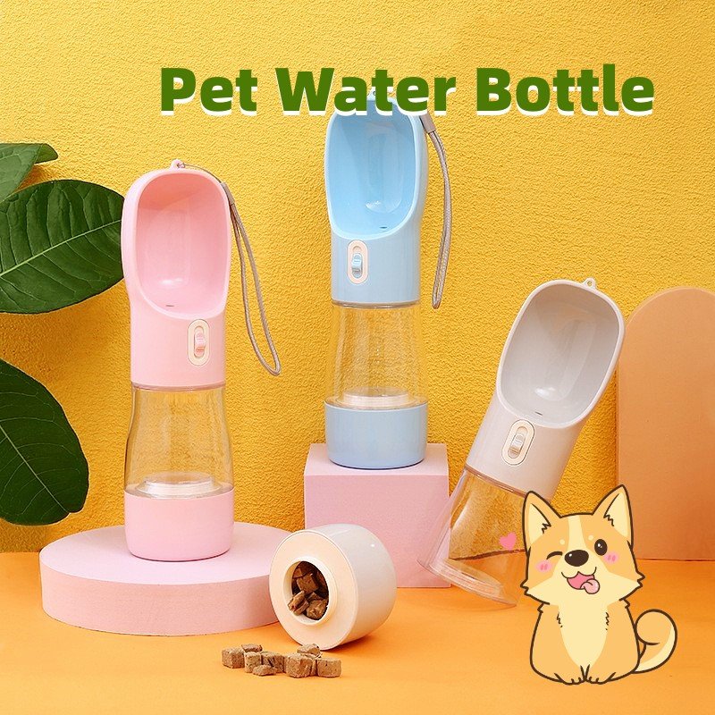 Portable Dog Water Bottle, 458 ml