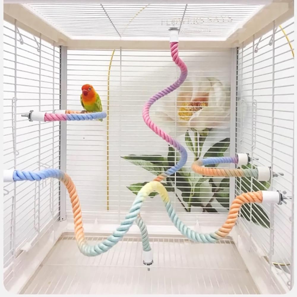 Bendable Rope Perch for Birdcages - Image 5