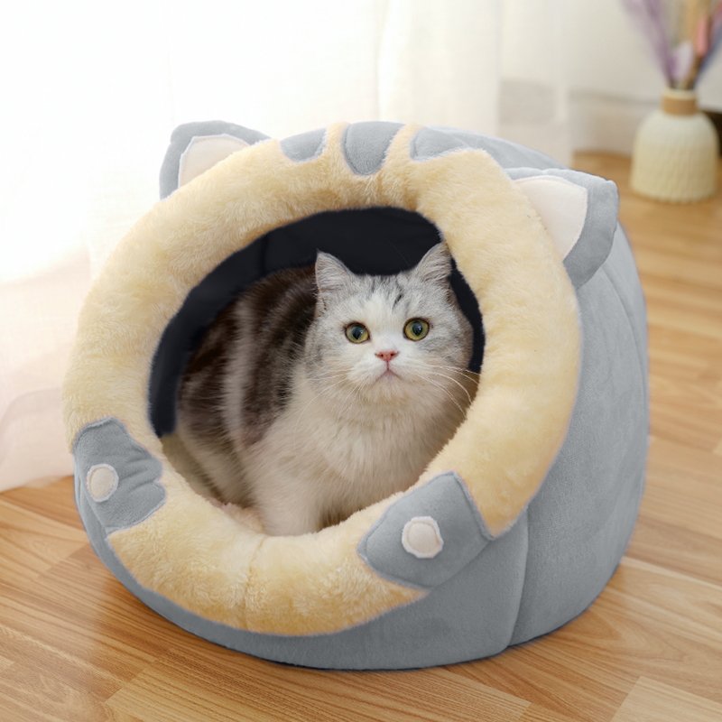 Enclosed Cat House Bed, Horn or Rabbit Nest - Image 5