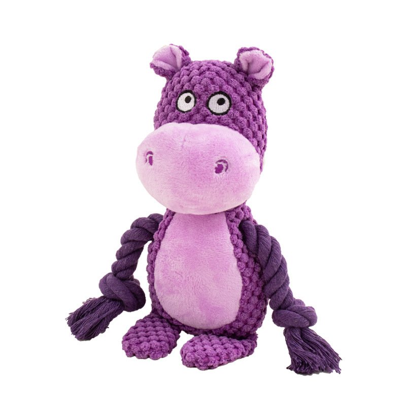 Plush Rope Tug Toy with Sound - Image 4