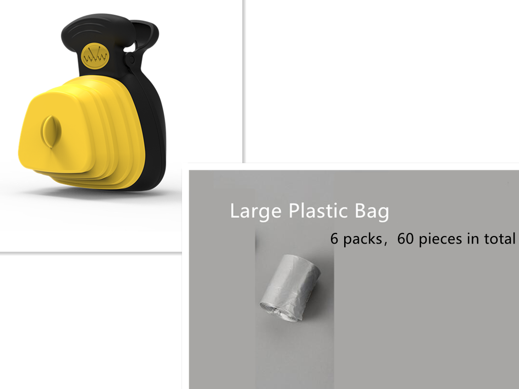 Foldable Poop Scooper with Bag Dispenser - Image 6