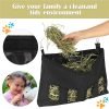Hanging Hay Feeder Bag for Rabbits